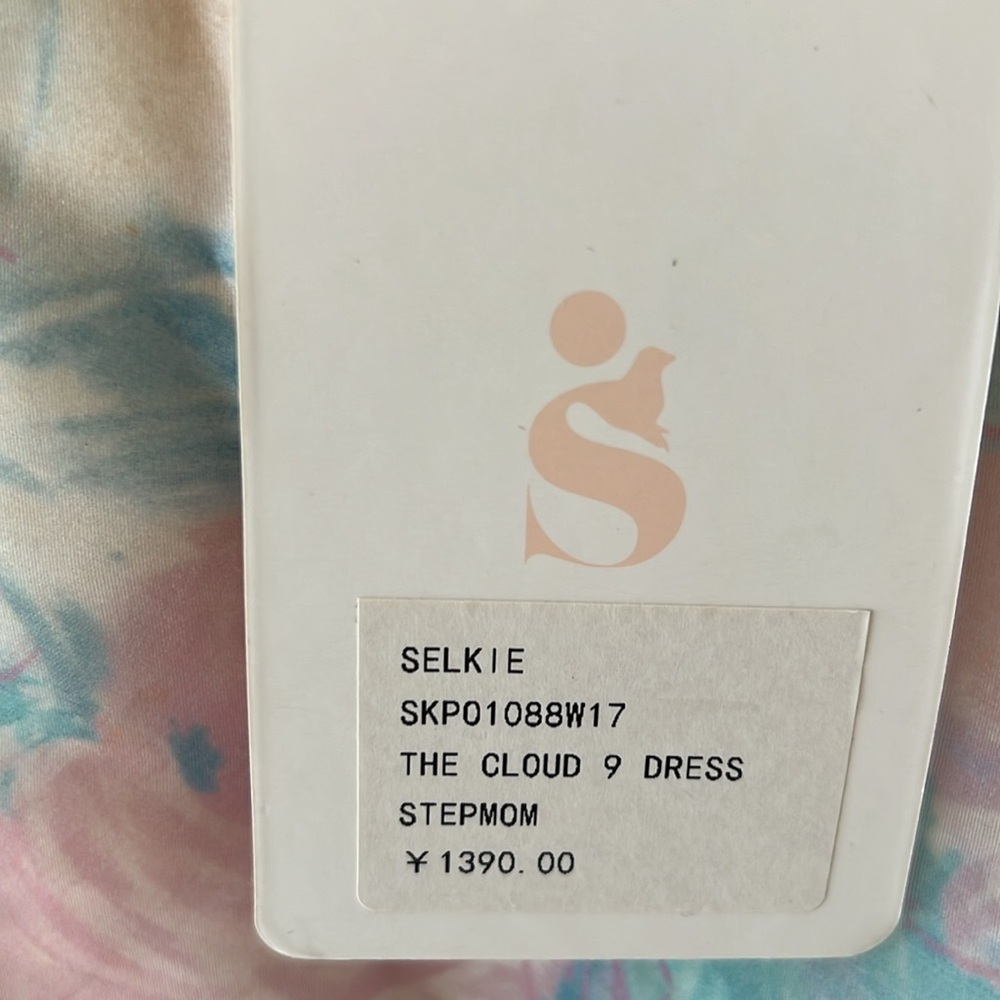 Selkie The Cloud Dress 9 Stepmom size small. Pastel flower print Easter dress - Picture 4 of 8